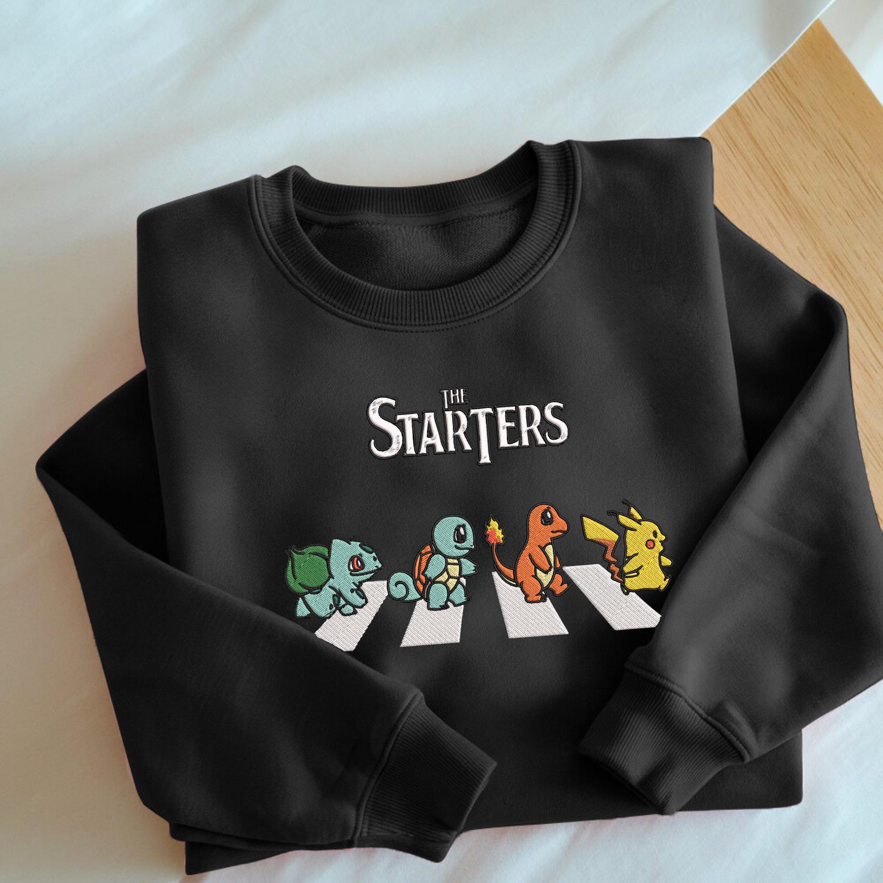 The Starter PKM Sweatshirt Embroidery Anime Tshirt University Shirt Unisex The Starter PKM Sweatshirt Embroidery Anime Tshirt University Shirt Unisex