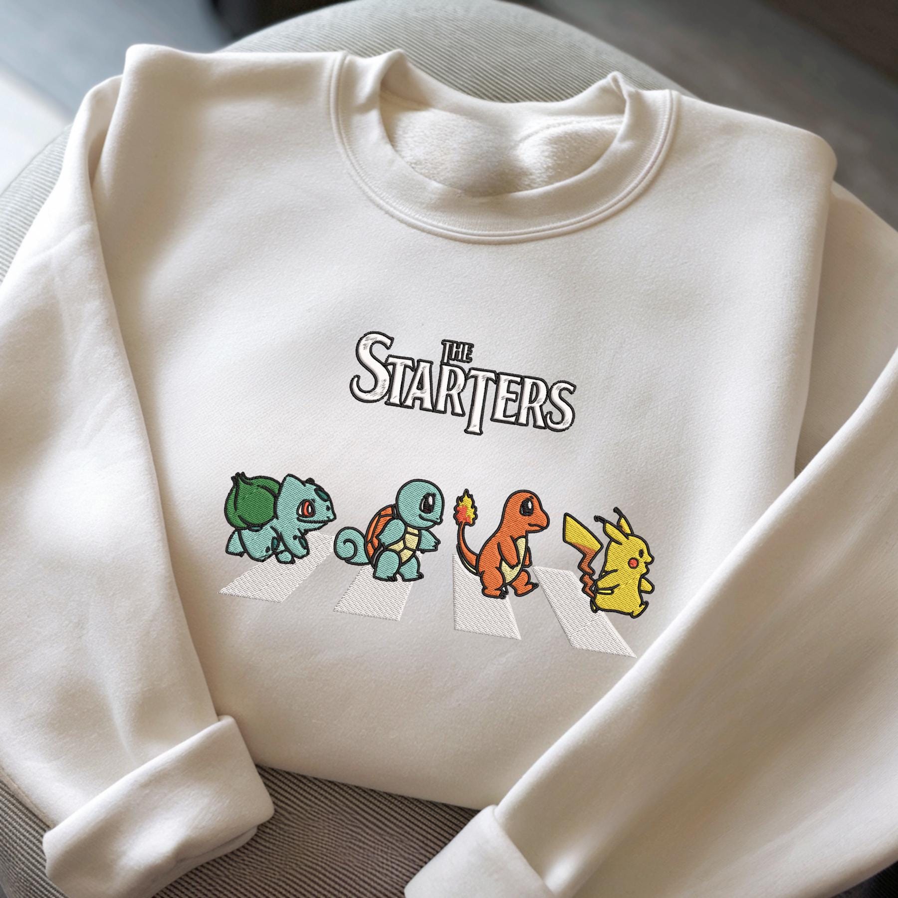 The Starter PKM Sweatshirt Embroidery Anime Tshirt University Shirt Unisex