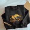 Embroidered Water Breathing Sweatshirt Surface Slash Design Perfect Gifts For Anime Lovers