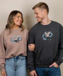 Embroidered Inosuke Sweatshirt, Second Form-Rip and Tear Hoodies