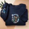 Embroidered Anime Obanai Sweatshirt Snake Breathing Shirt First Form – Serpent Slash