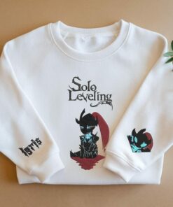 Monarch Of Shadows Embroidered Sweatshirt Solo Leveling Hoodies