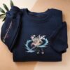 Embroidered Anime Obanai Sweatshirt Snake Breathing Shirt First Form – Serpent Slash