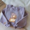 Embroidery Custom Gengar Greninja Sweatshirt On The Cloud Anime Tshirt Pokemon University Shirt Unisex
