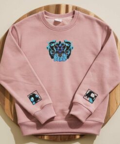 Beru Embroidered Anime Sweatshirt, Ant King On the Sleeve