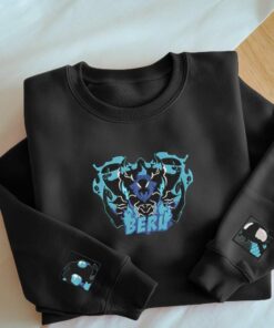 Beru Embroidered Anime Sweatshirt, Ant King On the Sleeve