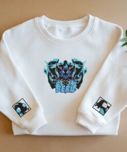 Beru Embroidered Anime Sweatshirt, Ant King On the Sleeve