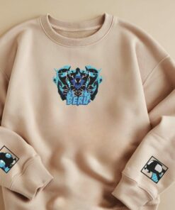 Beru Embroidered Anime Sweatshirt, Ant King On the Sleeve