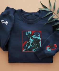 The Shadow Knight Embroidered Sweater, Double Dungeon Hoodie