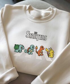 The Starter PKM Sweatshirt, Embroidery Anime Tshirt, PKM University, Anime Shirt, Unisex Shirt
