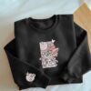Embroidery Leafon PKM Sweatshirt Grass Verdant Anime Tshirt University Shirt Unisex