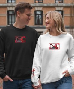 Knight of Destruction-Inspired Embroidered Sweatshirt, Monarch of Shadows, Double Dungeon Shirt