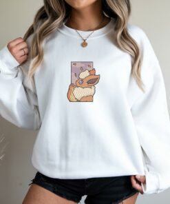 Embroidery Flaron Fire Cloud Sweatshirt, Syveon Fairy Fire Eve Butterfly, Embroidery Anime Tshirt, PKM University, Anime Shirt, Unisex Shirt