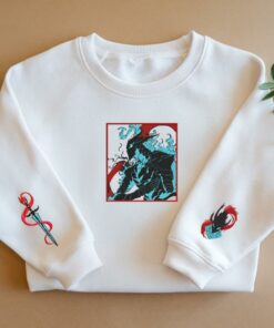 Manga Embroidered Sweatshirt Sung Jin-Woo Character