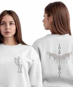 Embroidered Cartoon How To Train Your Dragon Sweatshirt