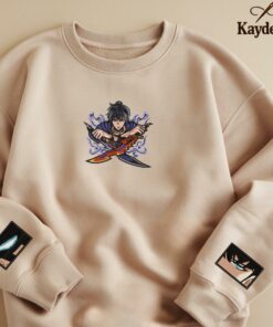 Sung Jin-Woo Embroidered Sweatshirt Double Dungeon Shirt Gifts For Anime Lovers