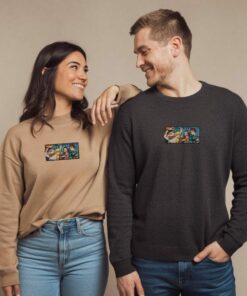 Embroidered Demon Slayer Sweater, Sun - Water - Thunder - Beast Breathing Hoodies