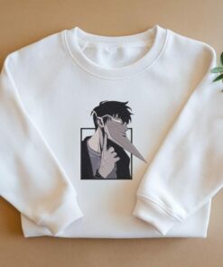 Sweatshirt With Embroidered Kenzo Design – Unique Anime-Inspired Graphic