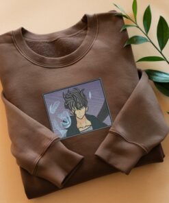 Sweatshirt With Embroidered Kaito Kuroba Design Gifts For Anime Lovers