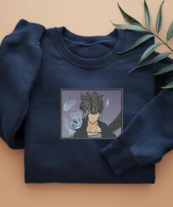 Sweatshirt With Embroidered Kaito Kuroba Design Gifts For Anime Lovers