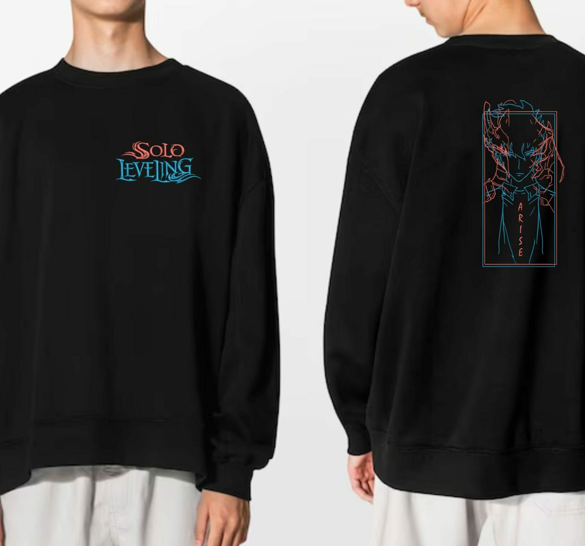 Embroidered Anime Monarch of Shadows, Double Dungeon Shirt