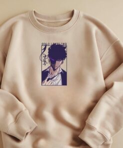 Solo Leveling The Shadow Hunter Embroidered Anime Sweatshirt