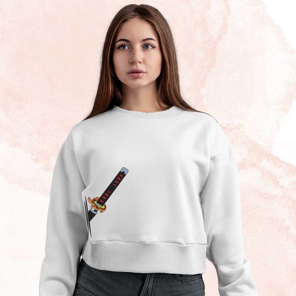 Embroidered Anime Sweatshirt, Tanjiro – Sun Breathing Hoodie
