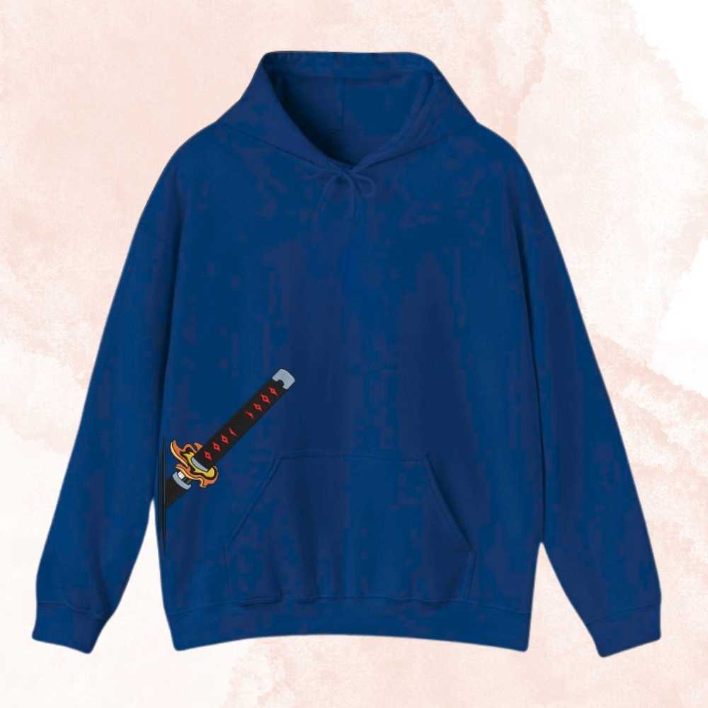 Embroidered Anime Sweatshirt, Tanjiro – Sun Breathing Hoodie