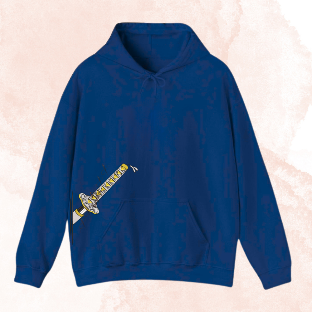 Embroidered Anime Sweatshirt, Zenitsu – Thunder Breathing Hoodie