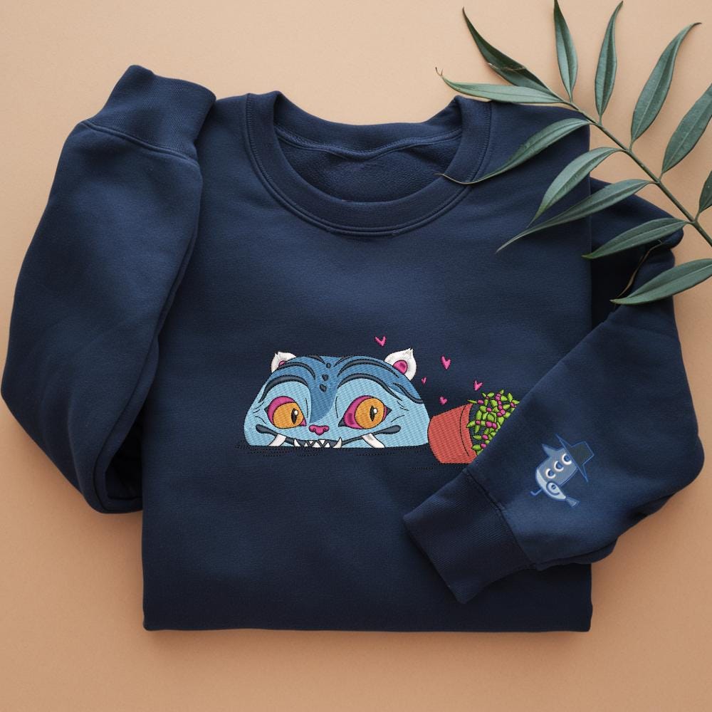 Embroidered Tiger And Bird Sweatshirt Demon Hunter KPOP Band Hoodies