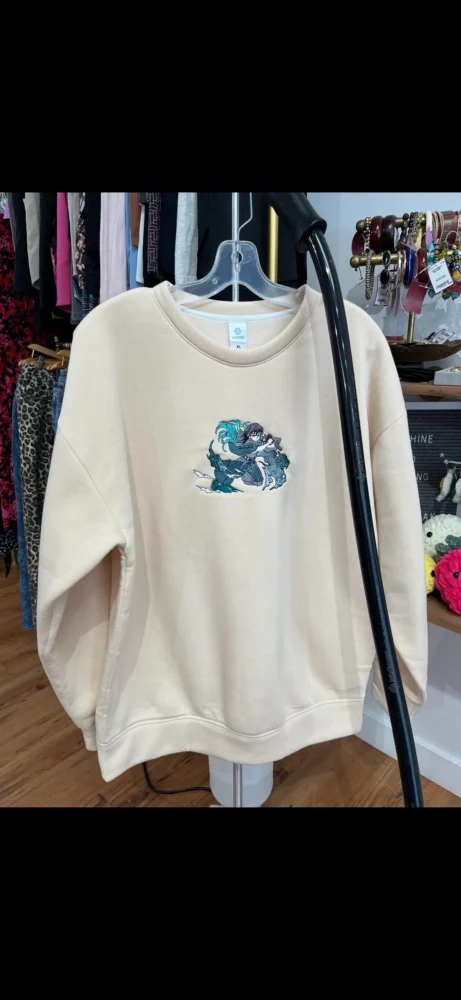 Reviews 11 Embroidered Anime Sweatshirt, Muichiro - Fog Breathing Hoodie photo review