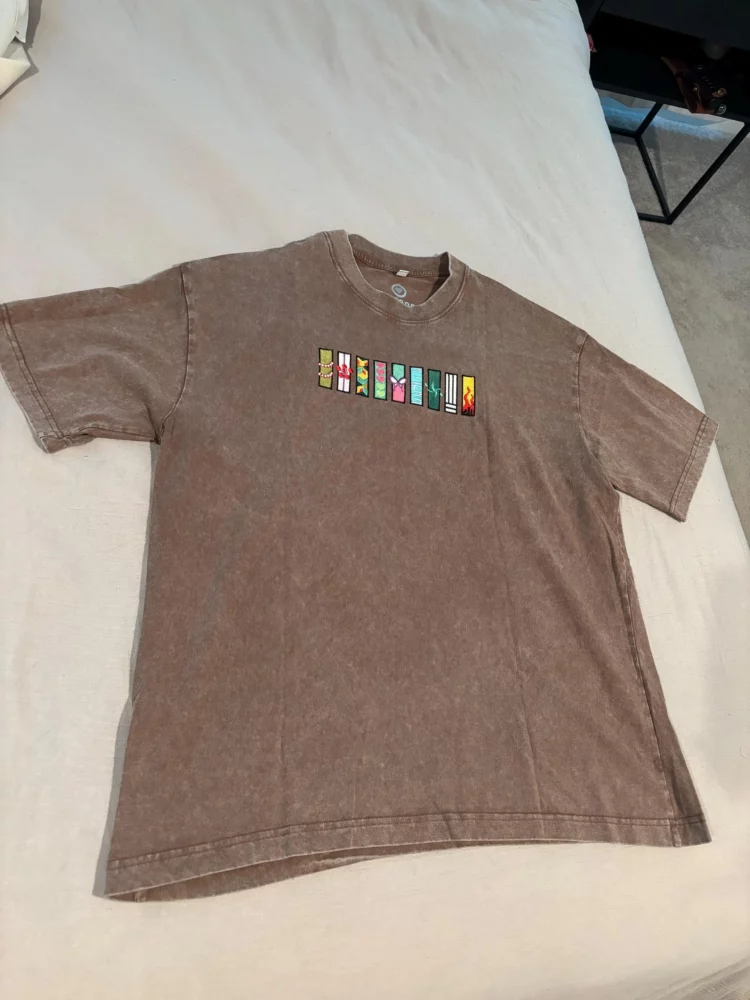 Reviews 1 Embroidered Demon Slayer Washed Shirt Hashira - Killer Corps Design photo review