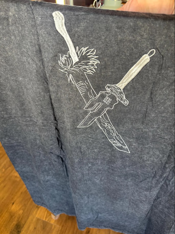 Reviews 13 Toji Fushiguro - Embroidered Jujutsu Kaisen Washed Shirt Heavenly Restriction Gifts For Anime Lovers photo review