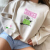 Wicked Glitter Colorful Embroidered Sweatshirt Defy Gravity Broomstick Magic Wand Hoodie