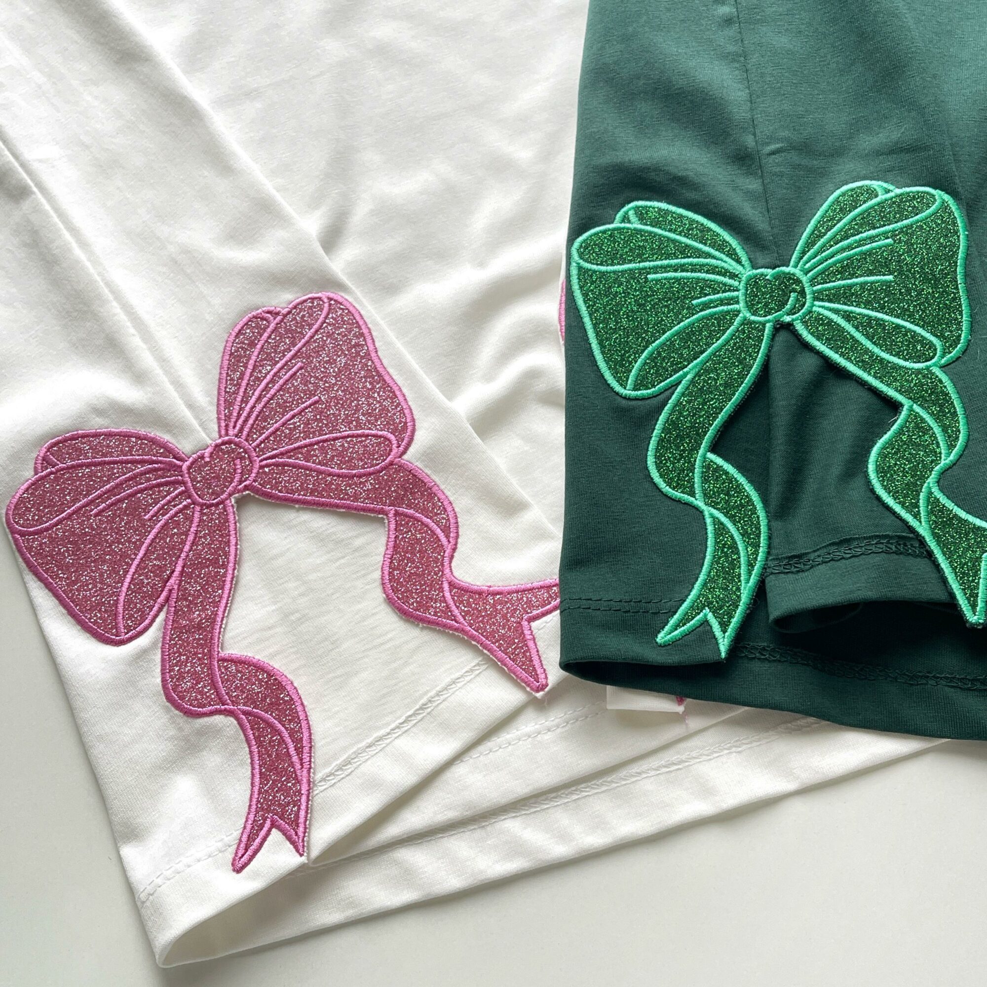 Elphaba Glinda Wicked Side Bow Embroidered Sweatshirts Blonde Exceedingly Peculiar