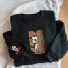 Embroidered Anime Sweatshirt Hunter X Embroidery Design Nen Enhancement Hoodie