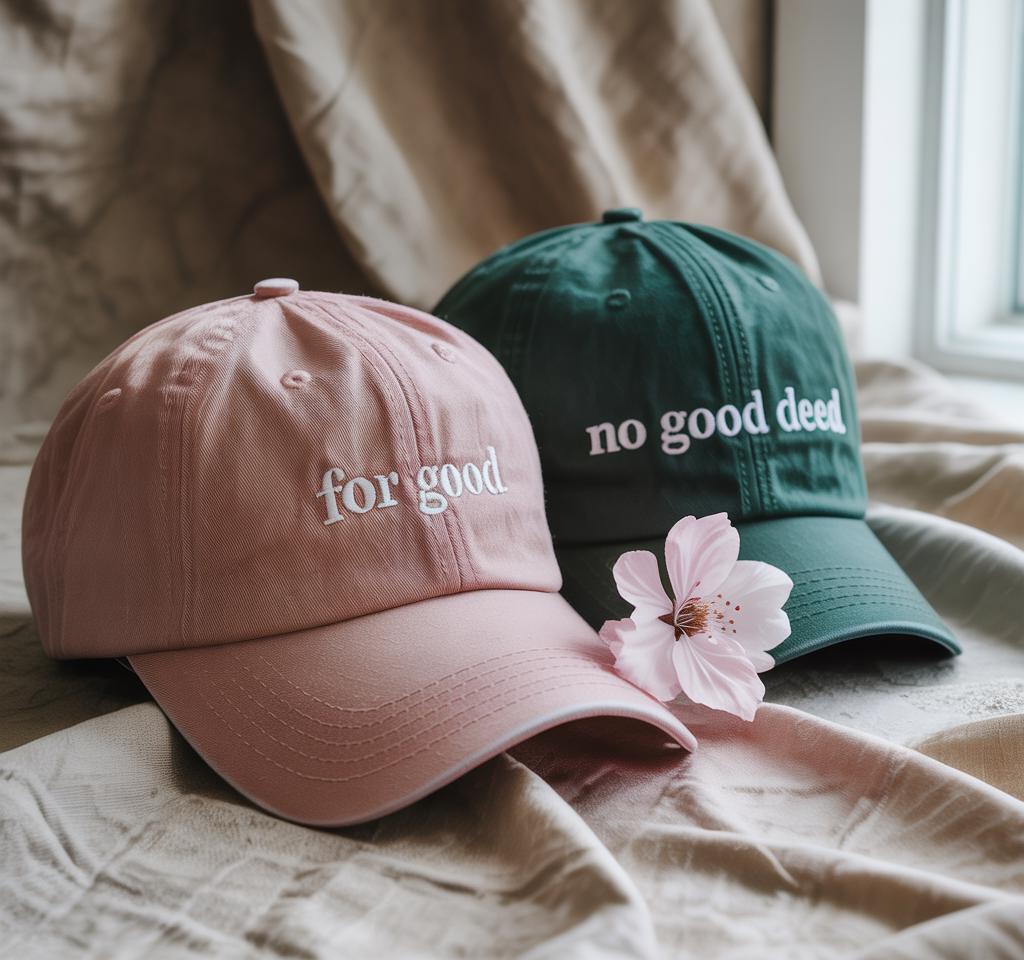 Wicked For Good Embroidered Washed Hat And No Deed