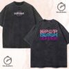 Embroidered KPOP Demon Hunter Logo Washed TShirt Gradiant Design