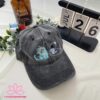 Tiger And Bird Embroidered Washed Hat Funny Derpy Caps