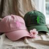 Embroidered Team Elphaba And Glinda Washed Hat Wicked Fan Gift