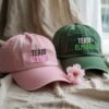 Embroidered Team Elphaba And Glinda Washed Hat Wicked Fan Gift