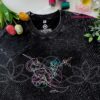 Embroidered Funny Demon Hunters Tiger And Bird Tee Hunter Fan Shirt