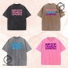 Glitter Embroidered KPOP Band Huntrix Washed TShirt Gift For Her