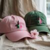 Embroidered Elphaba And Glinda Washed Hat Wicked Cap Defy Gravity Fan