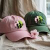 Embroidered Elphaba And Glinda Washed Hat Wicked Cap Defy Gravity Fan