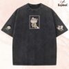 Turbo Granny – Embroidered Dandadan Washed Shirt Alien And Ghost Design