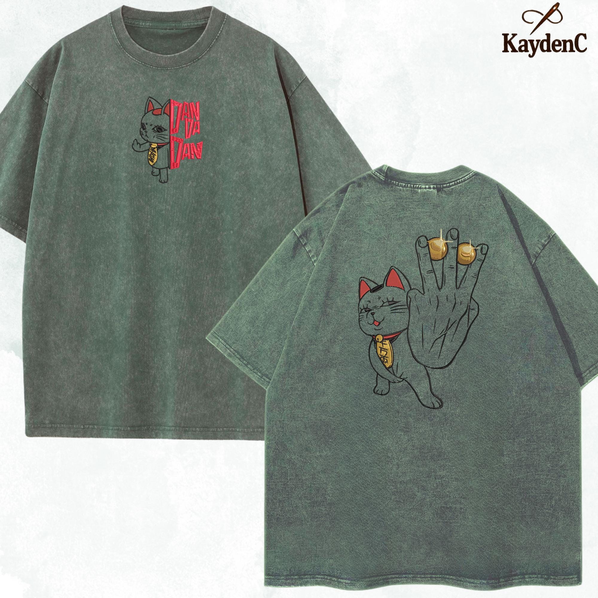 Turbo Granny – Embroidered Dandadan Washed Shirt Seiko Grandny Tshirt For Lovers