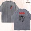 Okarun – Embroidered Dandadan Washed Shirt Alien And Seiko Turbo Grandny Design