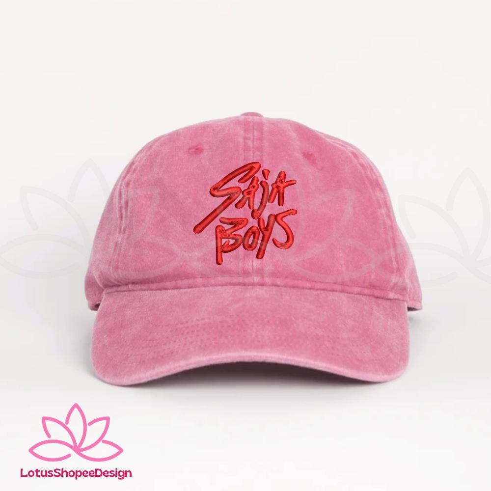 KPOP Band Saja Boys Embroidered Washed Hat Girls Cap Gift For Fan
