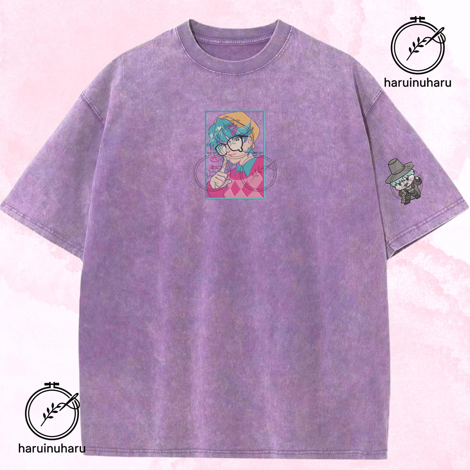Embroidered KPOP Band Saja Boys Washed TShirt Baby – Demon Hunter Design